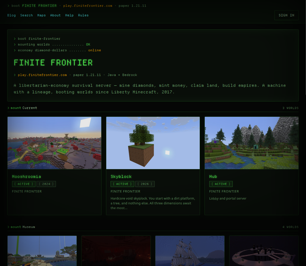 Finite Frontier screenshot